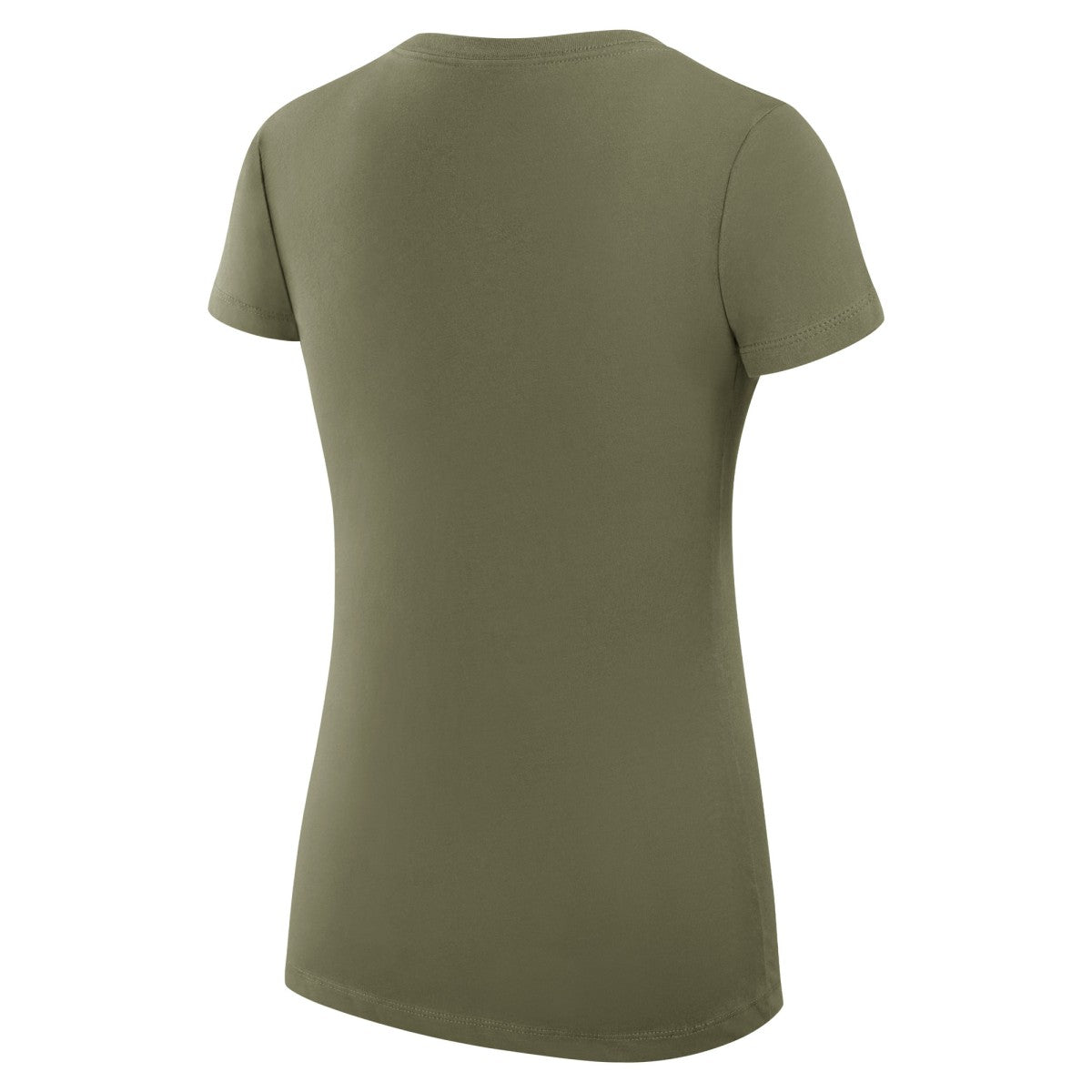 Milwaukee Bucks G-III 4Her by Carl Banks Women's Super-Slim Fit Lightweight Large City Logo V-Neck T-Shirt Olive - NBA