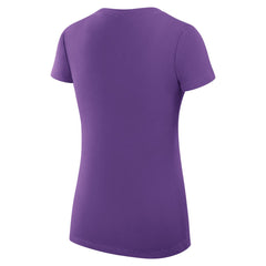 Los Angeles Lakers G-III 4Her by Carl Banks Women's Super-Slim Fit Lightweight Large City Logo V-Neck T-Shirt Purple - NBA