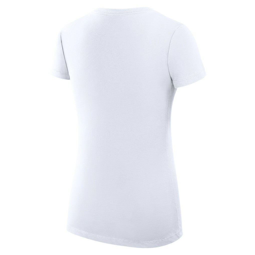 Boston Celtics G-III 4Her by Carl Banks Women's Super-Slim Fit Lightweight Large City Logo V-Neck T-Shirt White - NBA