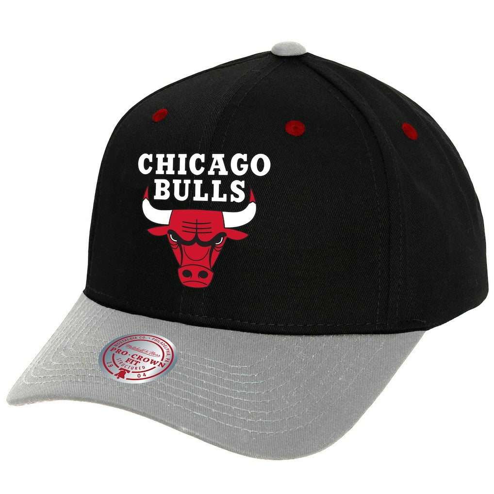 Chicago Bulls Pro Crown Adjustable Hat Black/Gray - NBA