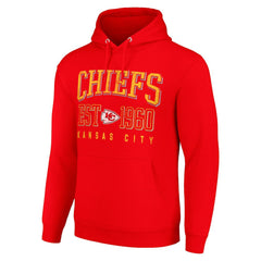Kansas City Chiefs Starter Unisex Throwback Logo Pullover Hoodie Red | NFL