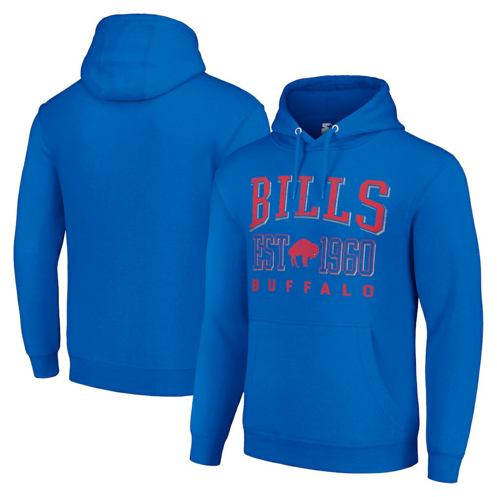 Buffalo Bills Starter Unisex Throwback Logo Pullover Hoodie Royal | NFL