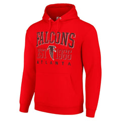 Atlanta Falcons Starter Unisex Throwback Logo Pullover Hoodie Red | NFL