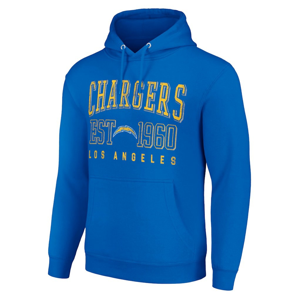 Los Angeles Chargers Starter Unisex Throwback Logo Pullover Hoodie Royal | NFL