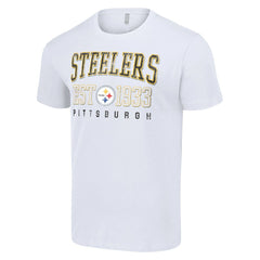 Pittsburgh Steelers Starter Throwback Logo T-Shirt White | NFL