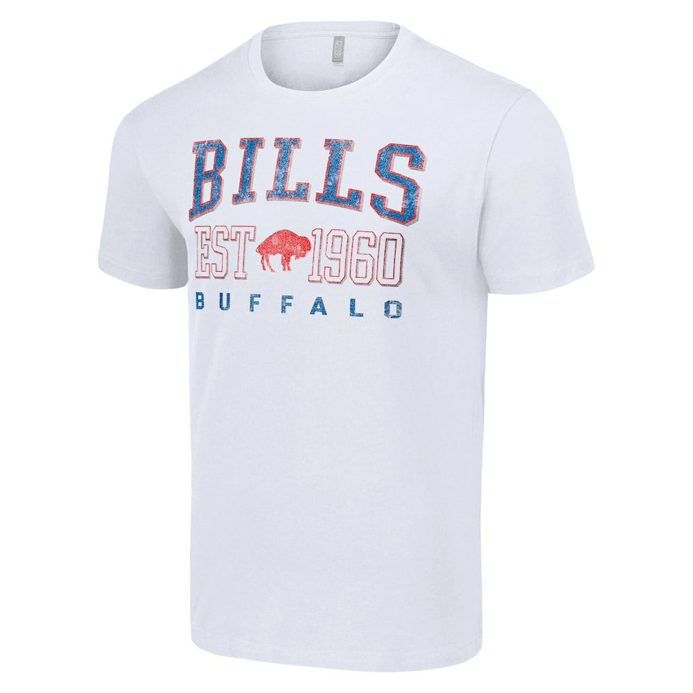 Buffalo Bills Starter Throwback Logo T-Shirt White | NFL