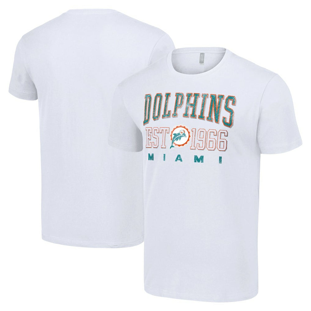 Miami Dolphins Starter Throwback Logo T-Shirt White | NFL