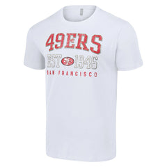 San Francisco 49ers Starter Throwback Logo T-Shirt White | NFL