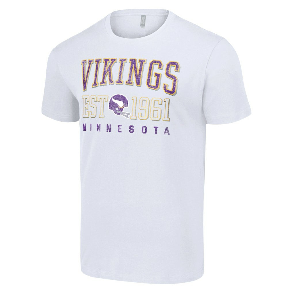 Minnesota Vikings Starter Throwback Logo T-Shirt White | NFL