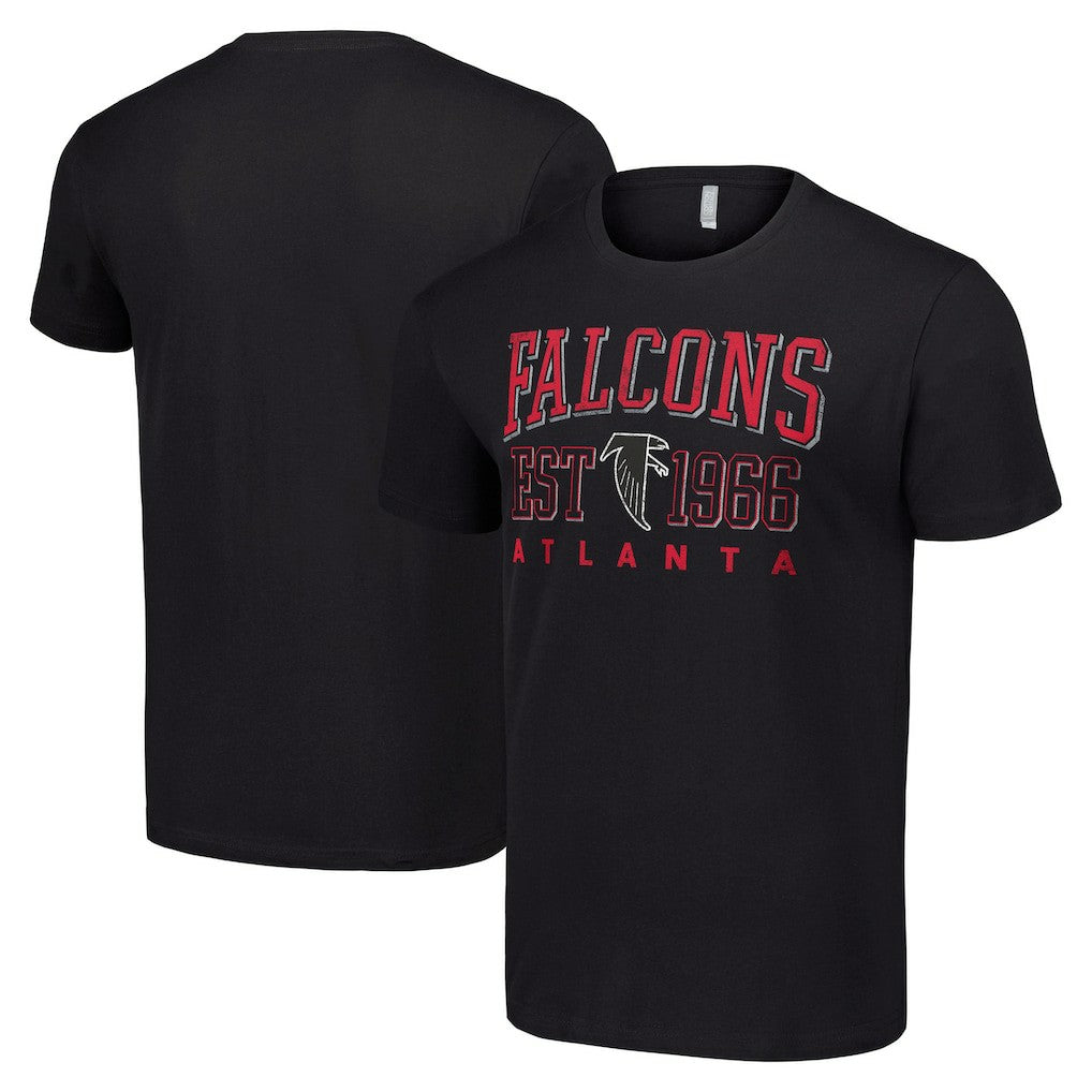 Atlanta Falcons Starter Throwback Logo T-Shirt Black | NFL