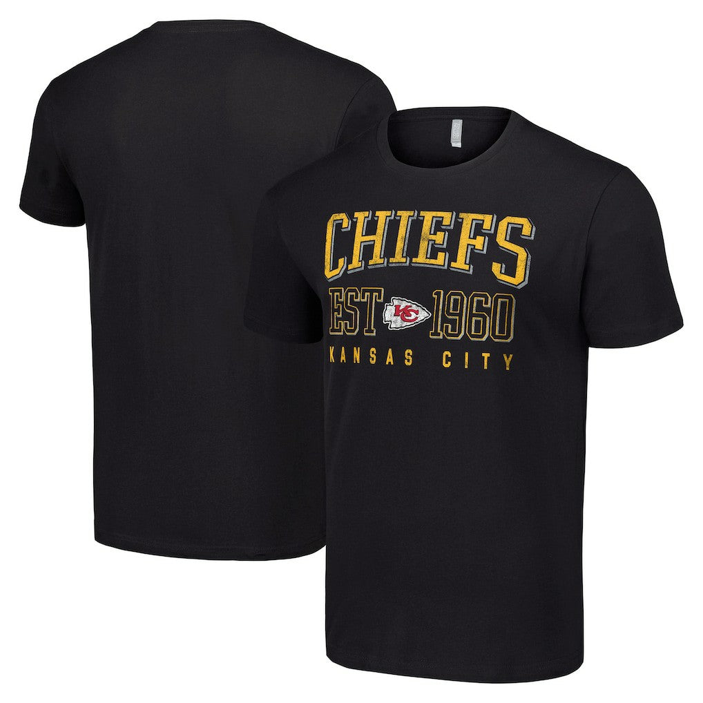 Kansas City Chiefs Starter Throwback Logo T-Shirt Black | NFL