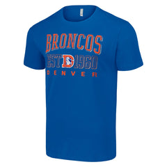 Denver Broncos Starter Throwback Logo T-Shirt Royal | NFL