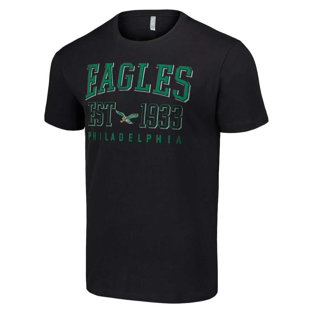 Philadelphia Eagles Starter Throwback Logo T-Shirt Black | NFL
