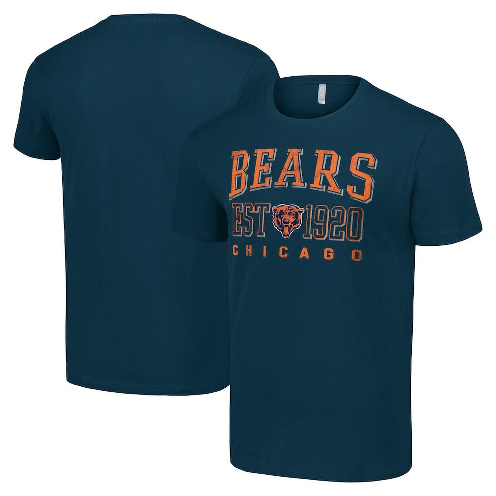 Chicago Bears Starter Throwback Logo T-Shirt Navy | NFL