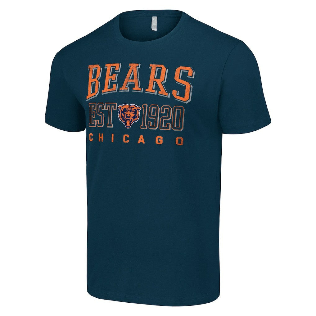Chicago Bears Starter Throwback Logo T-Shirt Navy | NFL