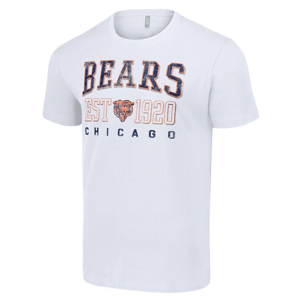 Chicago Bears Starter Throwback Logo T-Shirt White | NFL