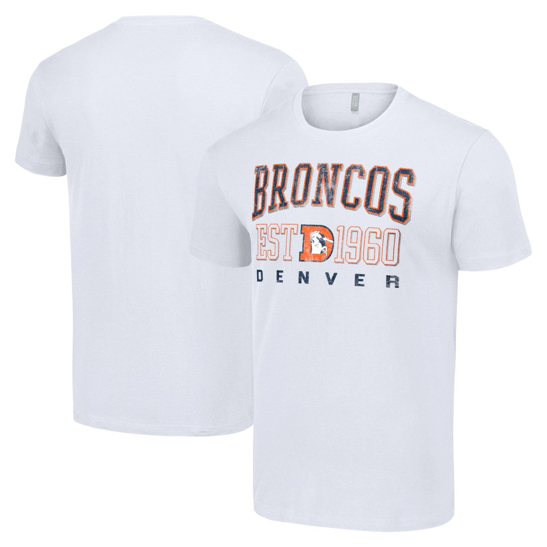 Denver Broncos Starter Throwback Logo T-Shirt White | NFL