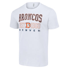 Denver Broncos Starter Throwback Logo T-Shirt White | NFL