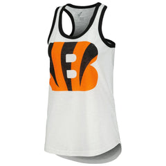 Cincinnati Bengals G-III 4Her by Carl Banks Women's Tater Racerback Tank Top White | NFL