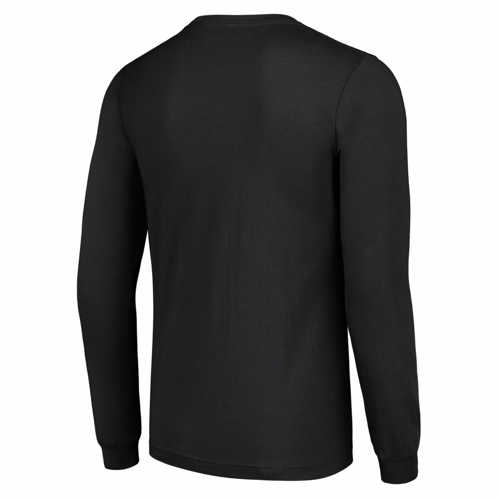 Green Bay Packers Starter Half Helmet Logo Long Sleeve T-Shirt Black | NFL