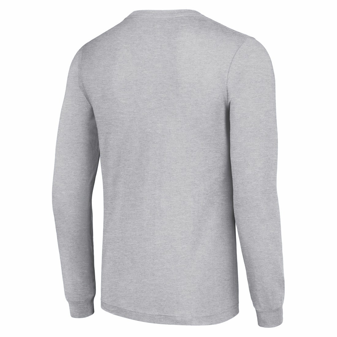 Detroit Lions Starter Half Helmet Logo Long Sleeve Heathered T-Shirt Heather Gray | NFL