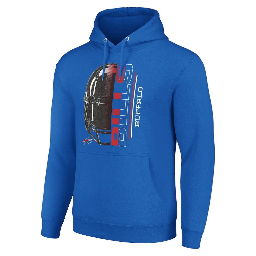 Buffalo Bills Starter Unisex Half Helmet Logo Pullover Hoodie Royal | NFL