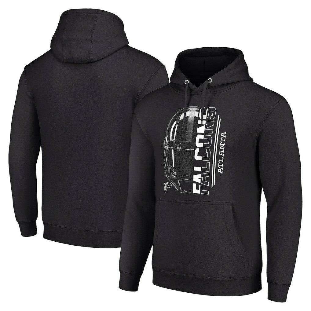 Atlanta Falcons Starter Unisex Half Helmet Logo Pullover Hoodie Black | NFL