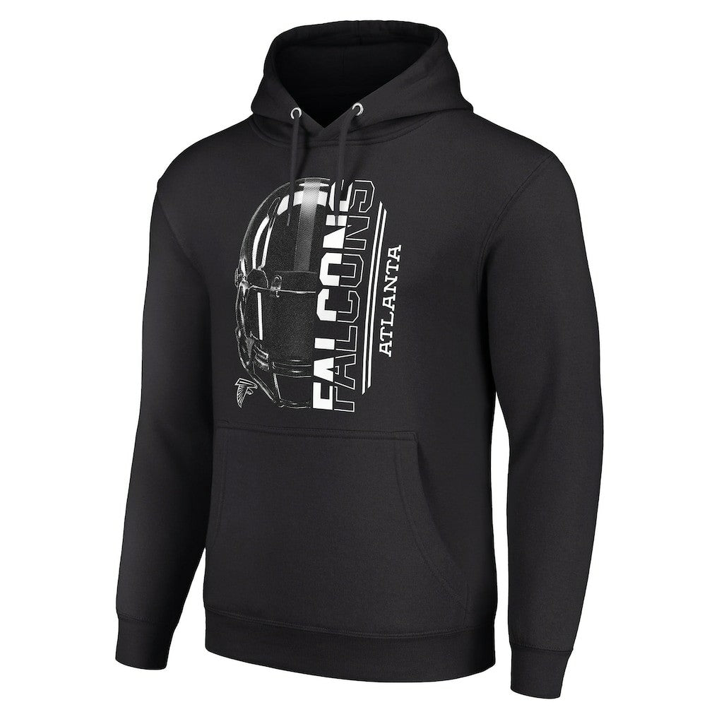 Atlanta Falcons Starter Unisex Half Helmet Logo Pullover Hoodie Black | NFL