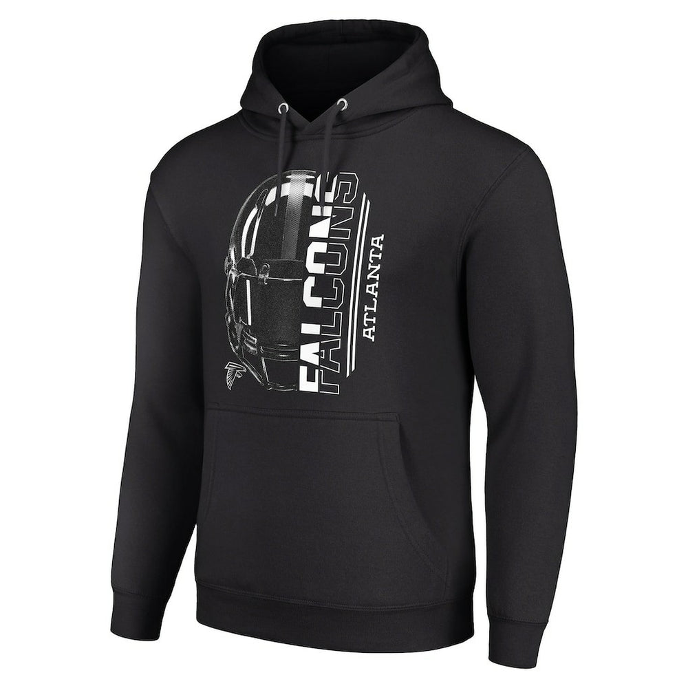 Atlanta Falcons Starter Unisex Half Helmet Logo Pullover Hoodie Black | NFL