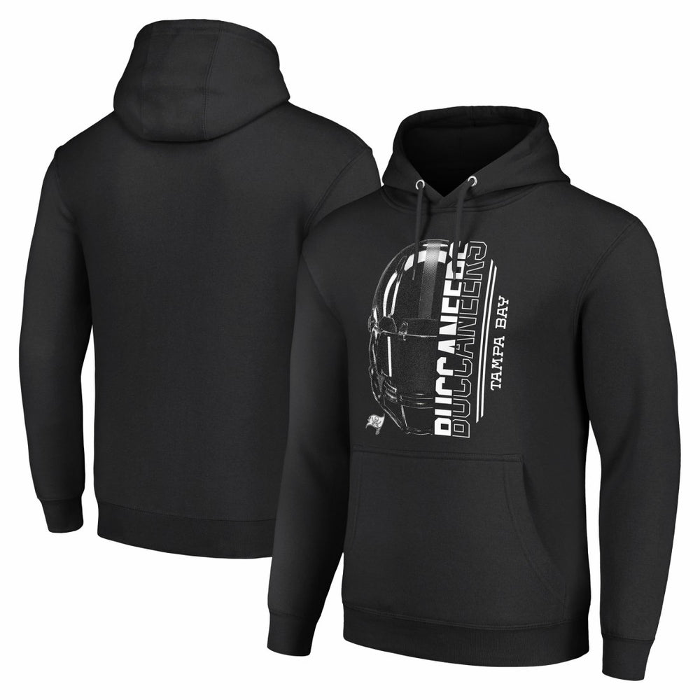 Tampa Bay Buccaneers Starter Unisex Half Helmet Logo Pullover Hoodie Black | NFL