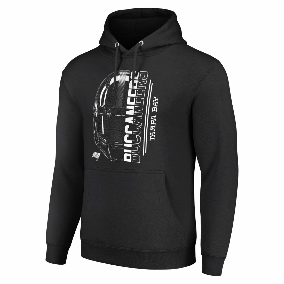 Tampa Bay Buccaneers Starter Unisex Half Helmet Logo Pullover Hoodie Black | NFL