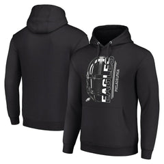 Philadelphia Eagles Starter Unisex Half Helmet Logo Pullover Hoodie Black | NFL