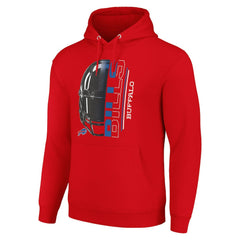 Buffalo Bills Starter Unisex Half Helmet Logo Pullover Hoodie Red | NFL