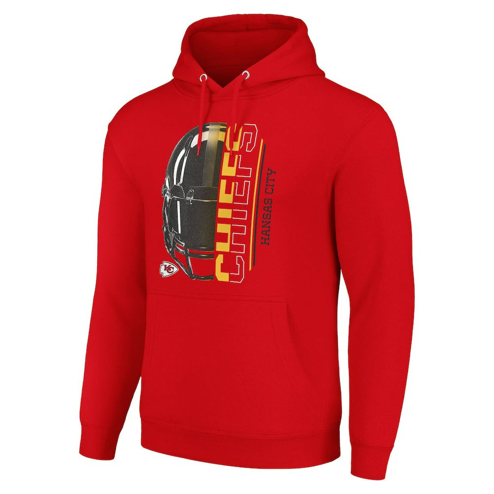 Kansas City Chiefs Starter Unisex Half Helmet Logo Pullover Hoodie Red | NFL