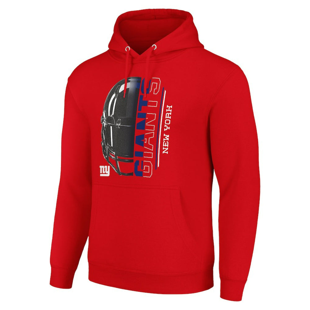 New York Giants Starter Unisex Half Helmet Logo Pullover Hoodie Red | NFL
