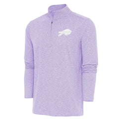 Buffalo Bills Antigua Hunk Quarter-Zip Pullover Top Lavender | NFL