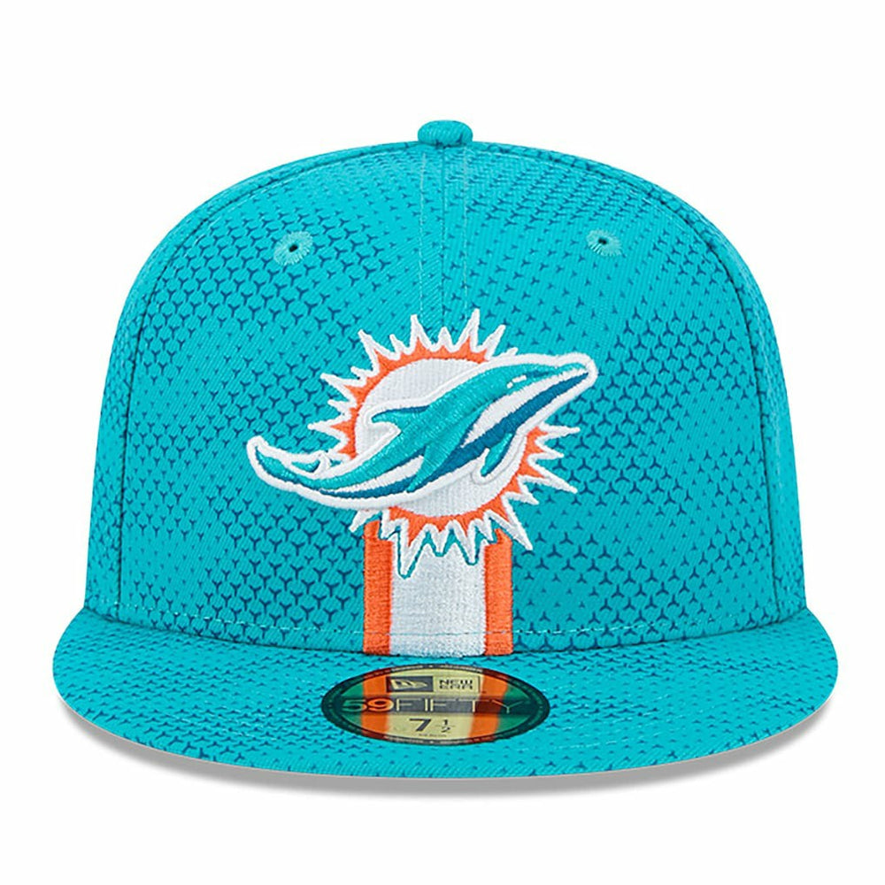 Miami Dolphins New Era 2024 Sideline 59FIFTY Fitted Hat Aqua | NFL