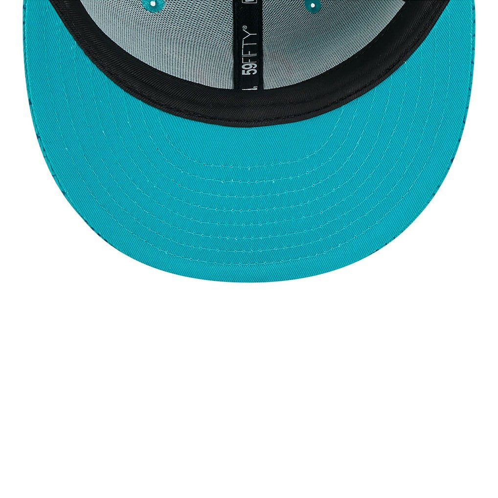 Miami Dolphins New Era 2024 Sideline 59FIFTY Fitted Hat Aqua | NFL