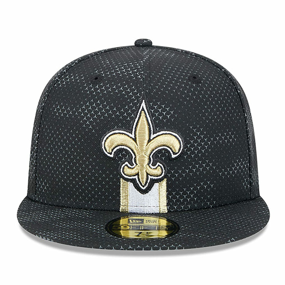 New Orleans Saints New Era 2024 Sideline 59FIFTY Fitted Hat Black | NFL