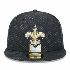 New Orleans Saints New Era 2024 Sideline 59FIFTY Fitted Hat Black | NFL