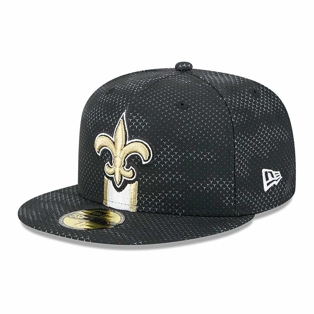 New Orleans Saints New Era 2024 Sideline 59FIFTY Fitted Hat Black | NFL