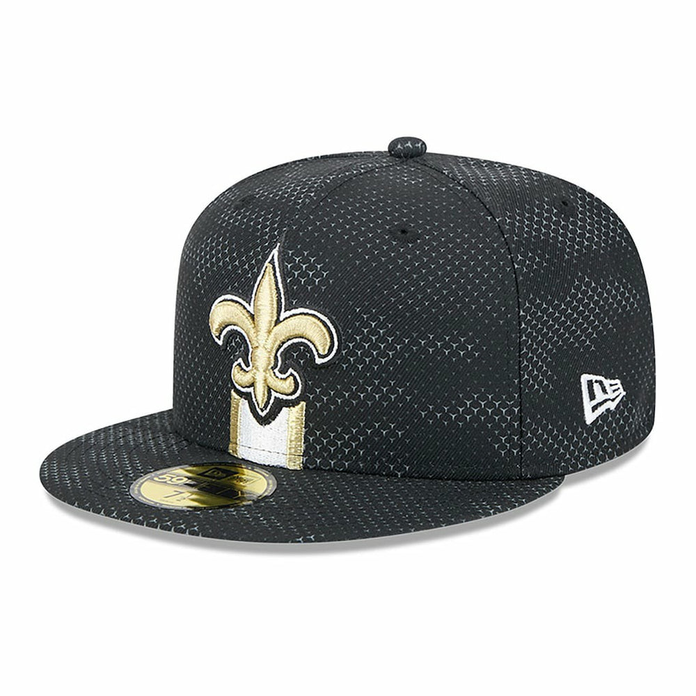 New Orleans Saints New Era 2024 Sideline 59FIFTY Fitted Hat Black | NFL