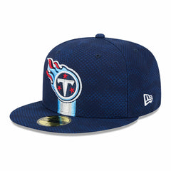 Tennessee Titans New Era 2024 Sideline 59FIFTY Fitted Hat Navy | NFL