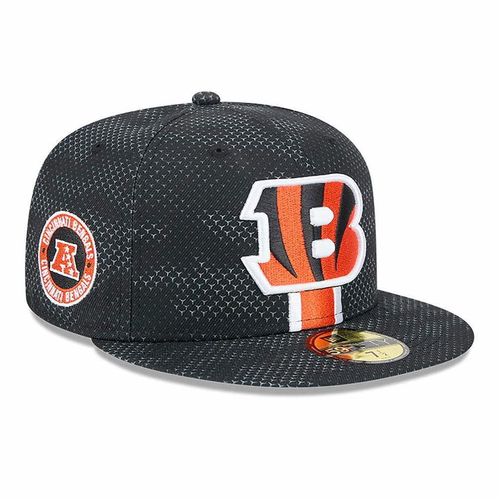 Cincinnati Bengals New Era 2024 Sideline 59FIFTY Fitted Hat Black | NFL