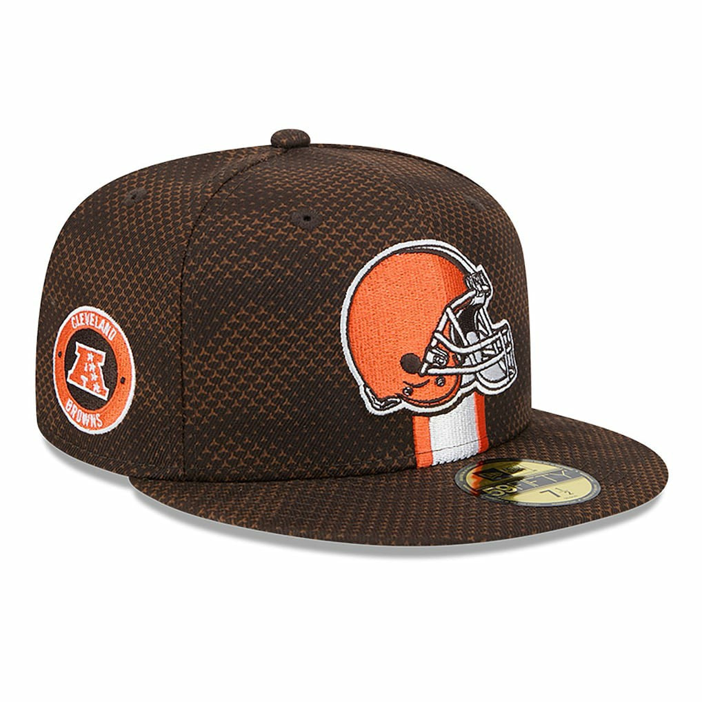 Cleveland Browns New Era 2024 Sideline 59FIFTY Fitted Hat Brown | NFL