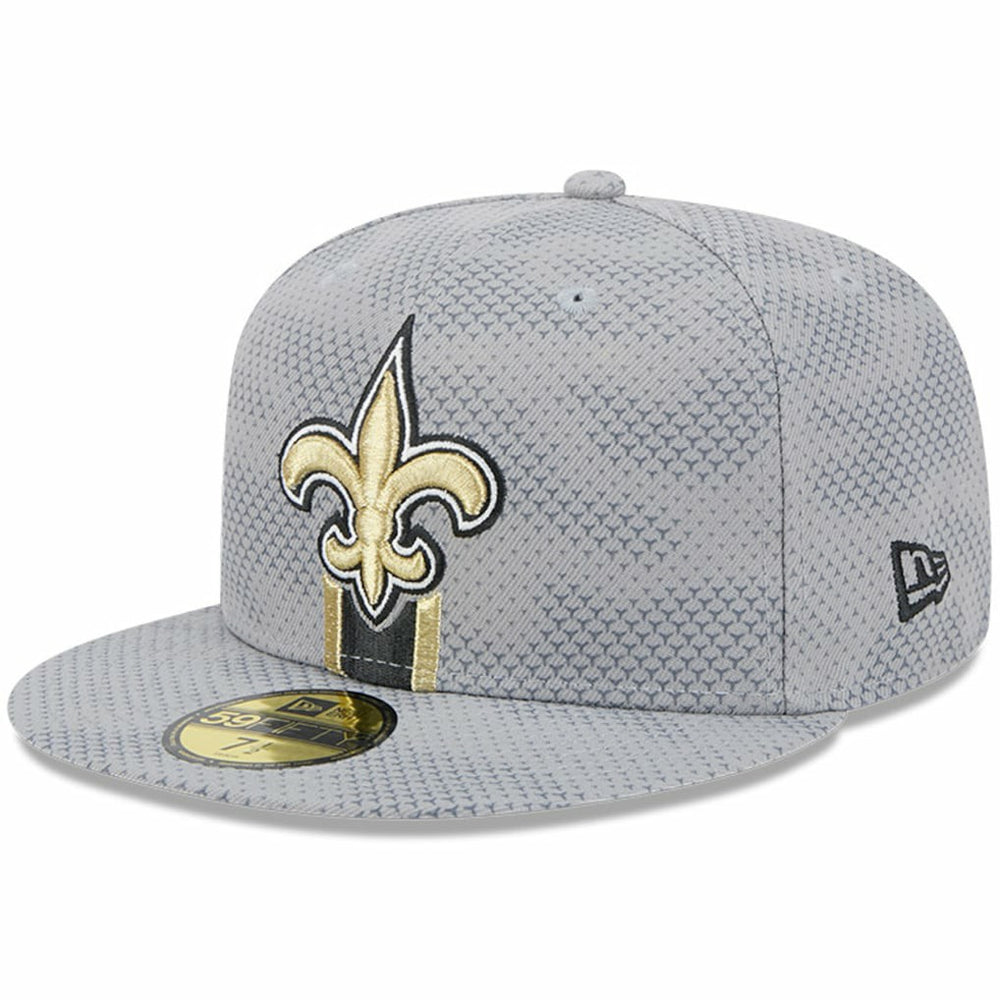 New Orleans Saints New Era 2024 Sideline 59FIFTY Fitted Hat Gray | NFL
