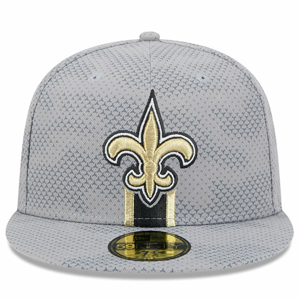 New Orleans Saints New Era 2024 Sideline 59FIFTY Fitted Hat Gray | NFL