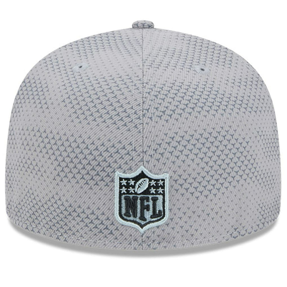 Las Vegas Raiders New Era 2024 Sideline 59FIFTY Fitted Hat Gray | NFL
