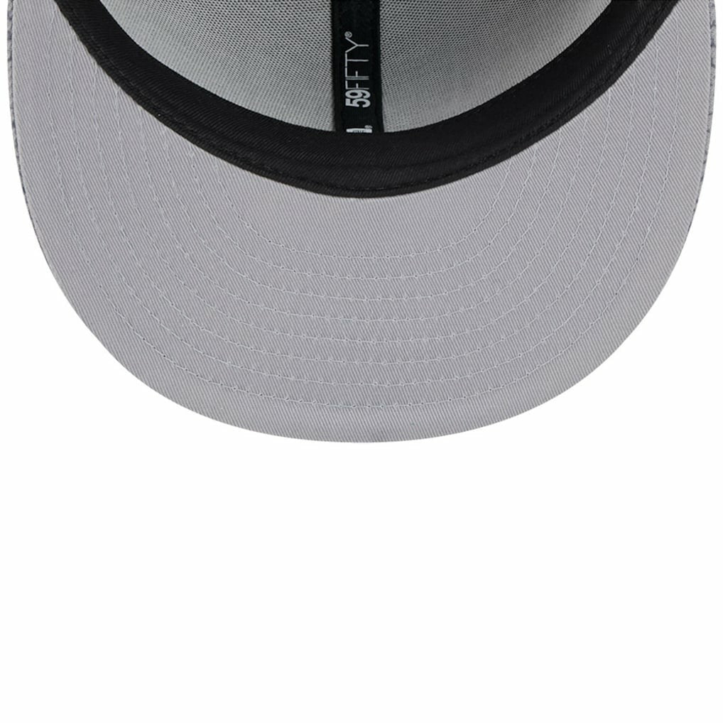 Las Vegas Raiders New Era 2024 Sideline 59FIFTY Fitted Hat Gray | NFL