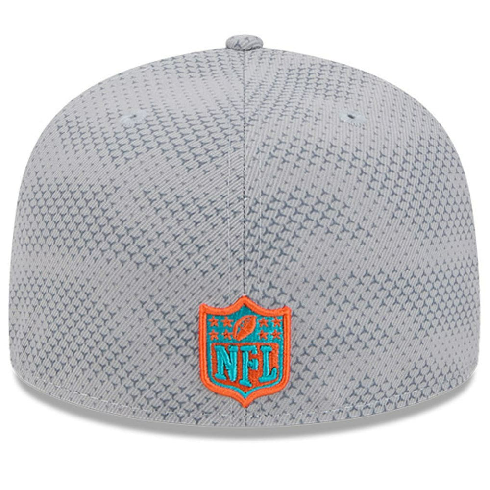 Miami Dolphins New Era 2024 Sideline 59FIFTY Fitted Hat Gray | NFL